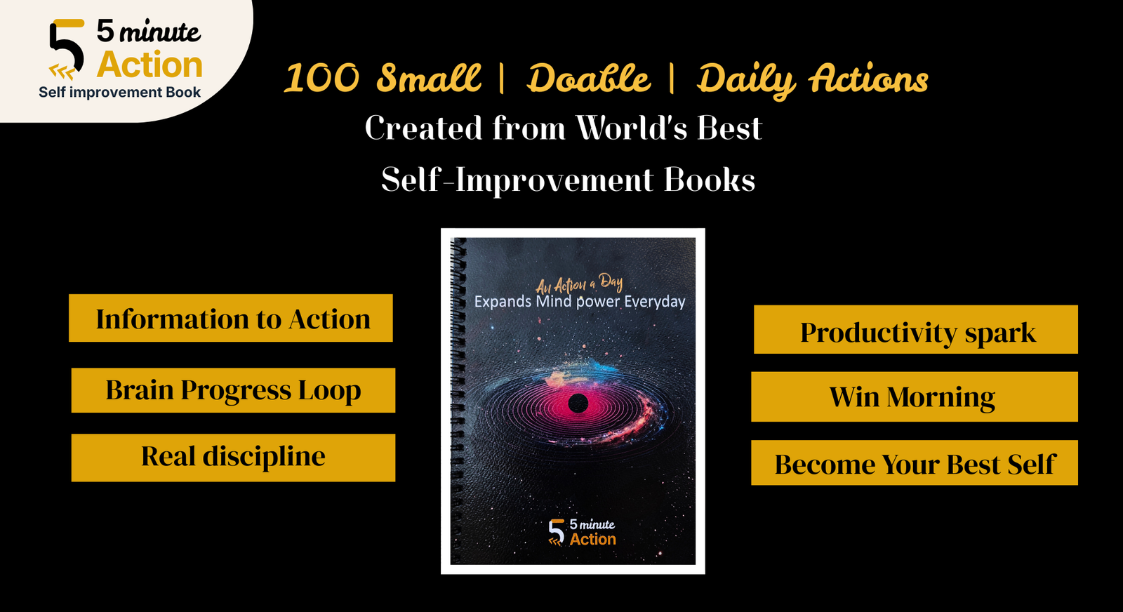 5 minute Action book